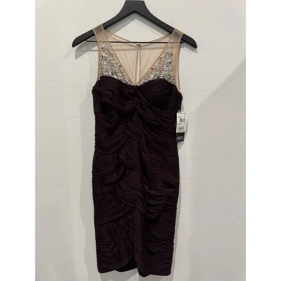 Adrianna Papell Short Formal Dress Size 6 New With Tags - Picture 2 of 15